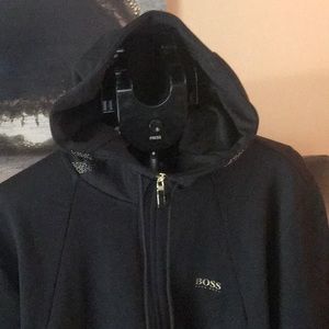 Hugo Boss Zip Up Hooded Sweatshirt